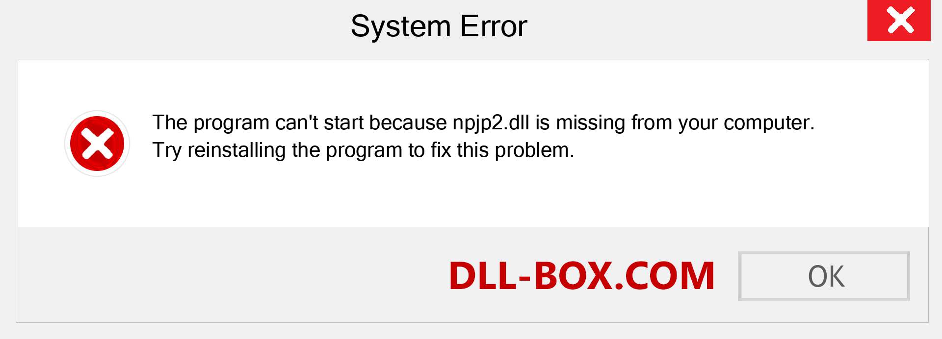  npjp2.dll file is missing?. Download for Windows 7, 8, 10 - Fix  npjp2 dll Missing Error on Windows, photos, images