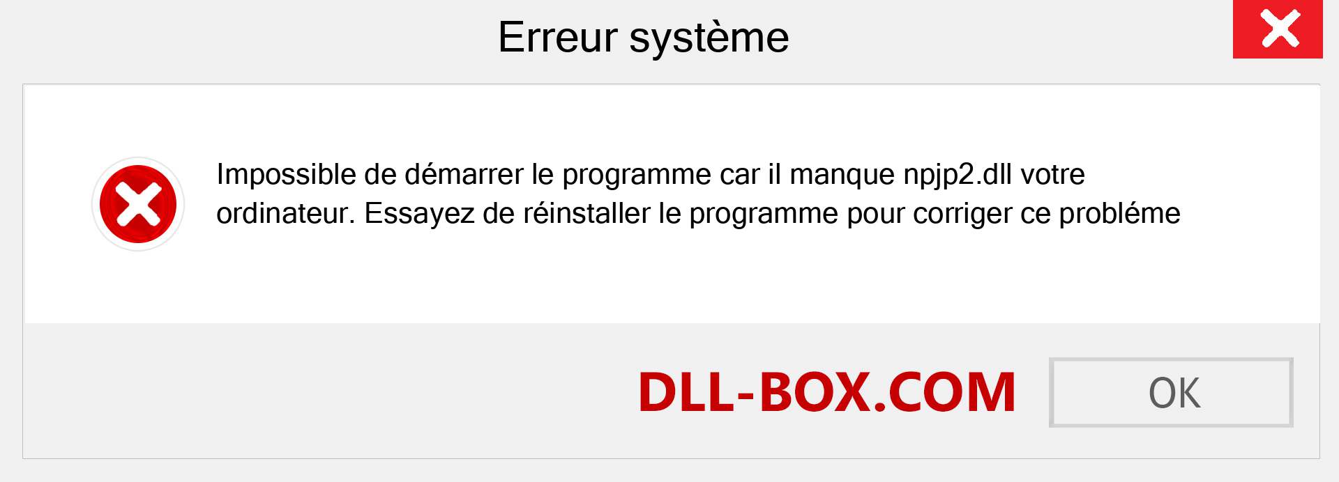 Le fichier npjp2.dll est manquant ?. Télécharger pour Windows 7, 8, 10 - Correction de l'erreur manquante npjp2 dll sur Windows, photos, images